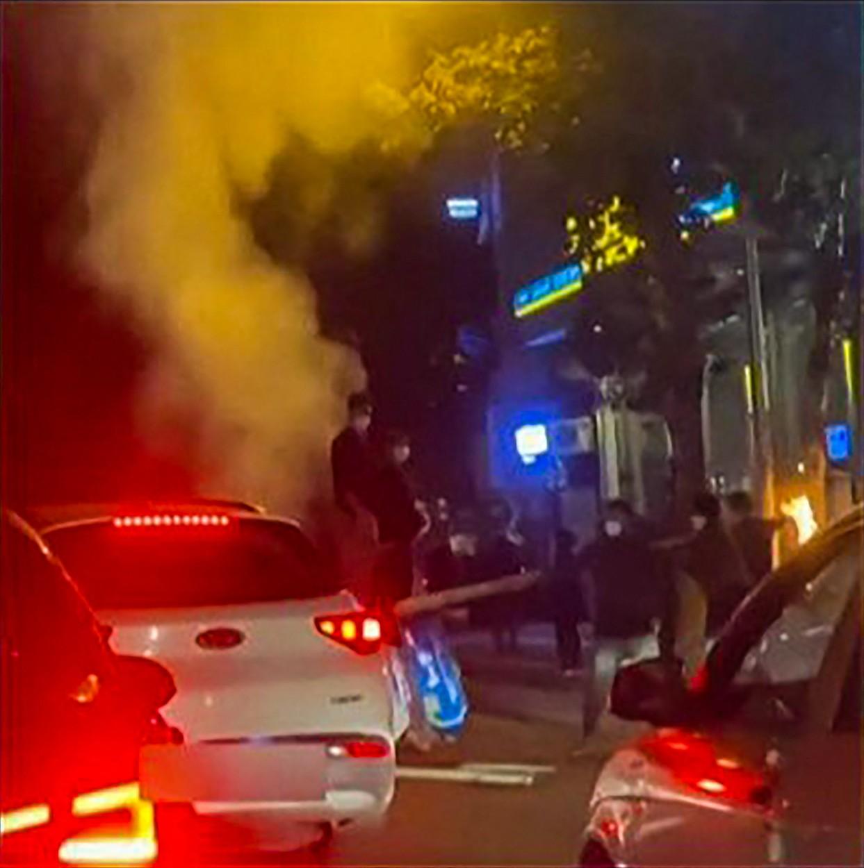 Imagini de la faţa locului