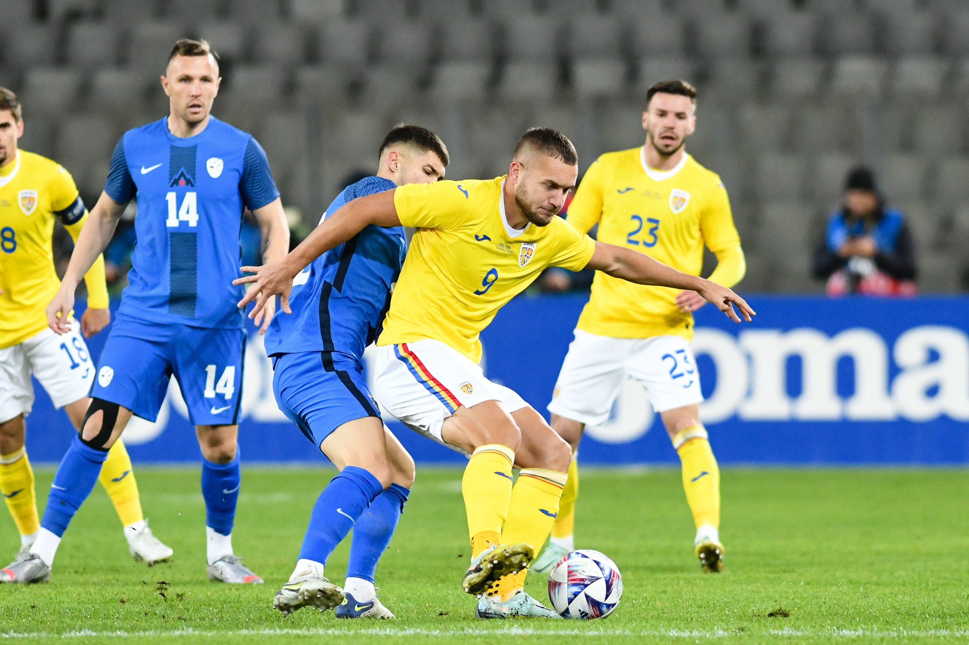 România – Slovenia 1-2. Ghinion pentru Naţionala României în meciul amical cu Slovenia