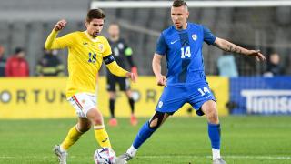România – Slovenia 1-2. Ghinion pentru Naţionala României în meciul amical cu Slovenia. Fotbaliştii lui Iordănescu au nimerit bara de două ori