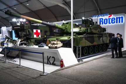 expoziție de armament în Coreea de Sud, octombrie 2021