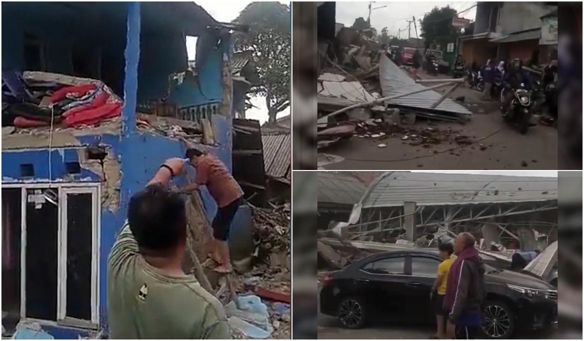 Peste 40 de morți și 300 de răniți, în urma unui cutremur cu magnitudinea 5,6, în Indonezia. Sute de case au fost puse la pământ