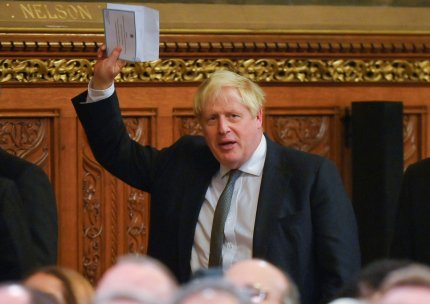 fostul premier britanic Boris Johnson