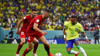 Brazilia-Serbia 2-0, la Campionatul Mondial 2022. Sârbii nu au avut niciun șut pe spațiul porții. Dublă pentru Richarlison