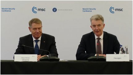 Iohannis, în cadrul Reuniunii Liderilor de la München: Unitatea noastră transatlantică a fost o surpriză strategică pentru Rusia