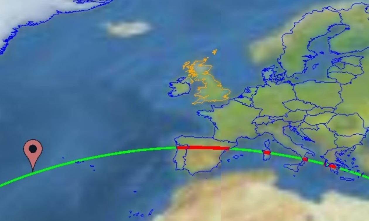 O rachetă lansată de China a dat peste cap traficul aerian din Spania
