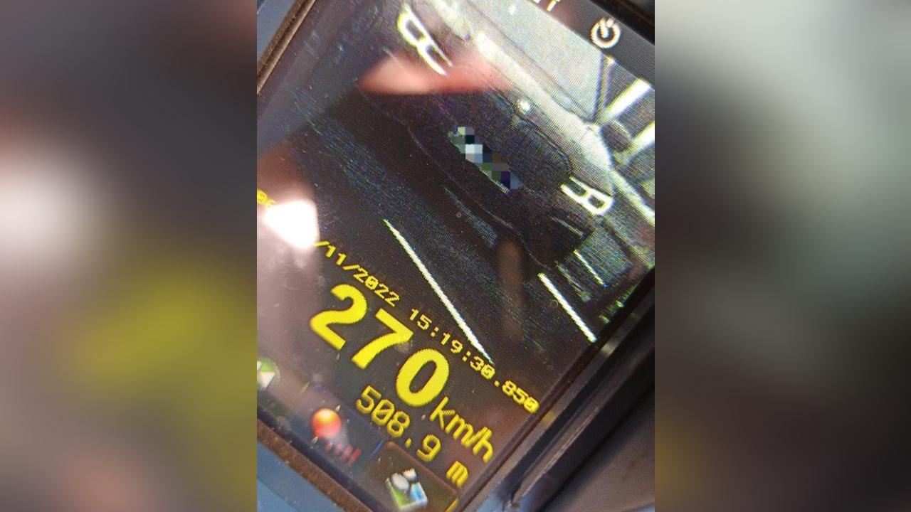 șofer prins cu viteza de 270 km/h pe Autostrada A1