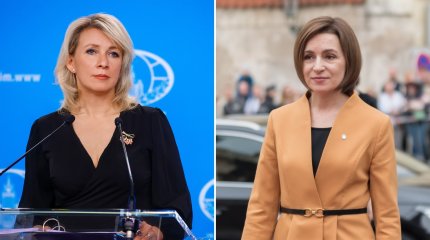 Maia Sandu și Maria Zaharova