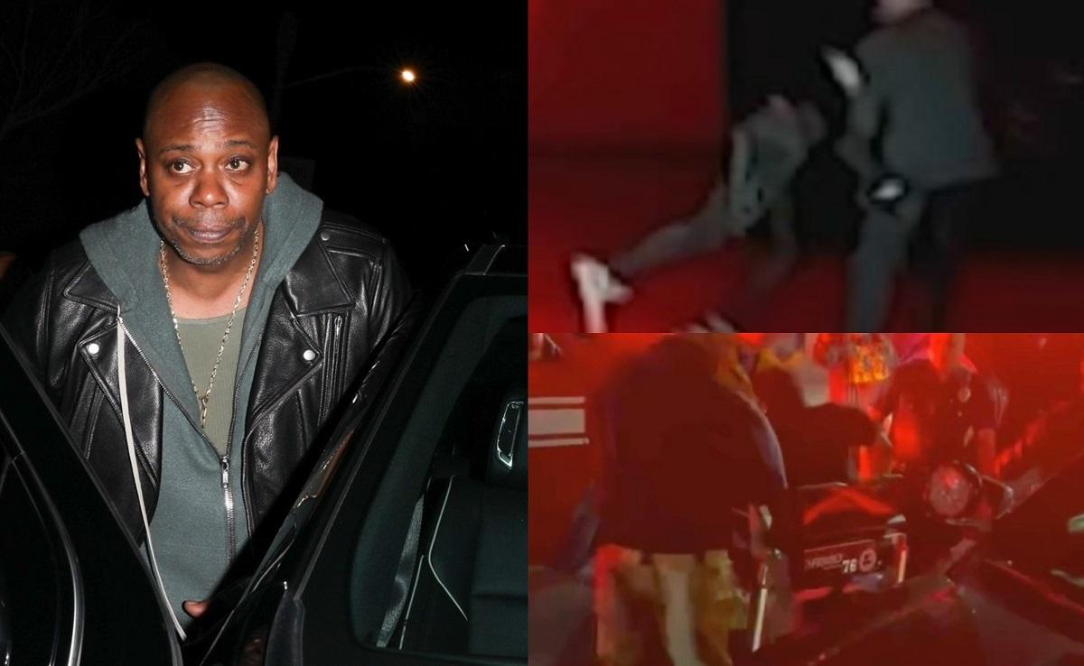 Agresorul, un bărbat înarmat cu un cuţit şi un pistol fals, a fost pus la pământ imediat de gărzile corp ale actorului