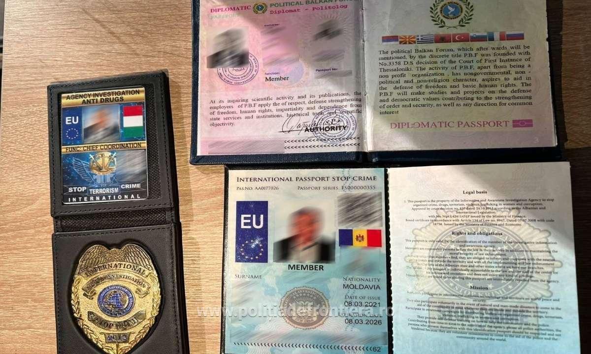 S-a dat drept diplomat, ca să intre în România. Ce avea în maşină bărbatul cu documente false