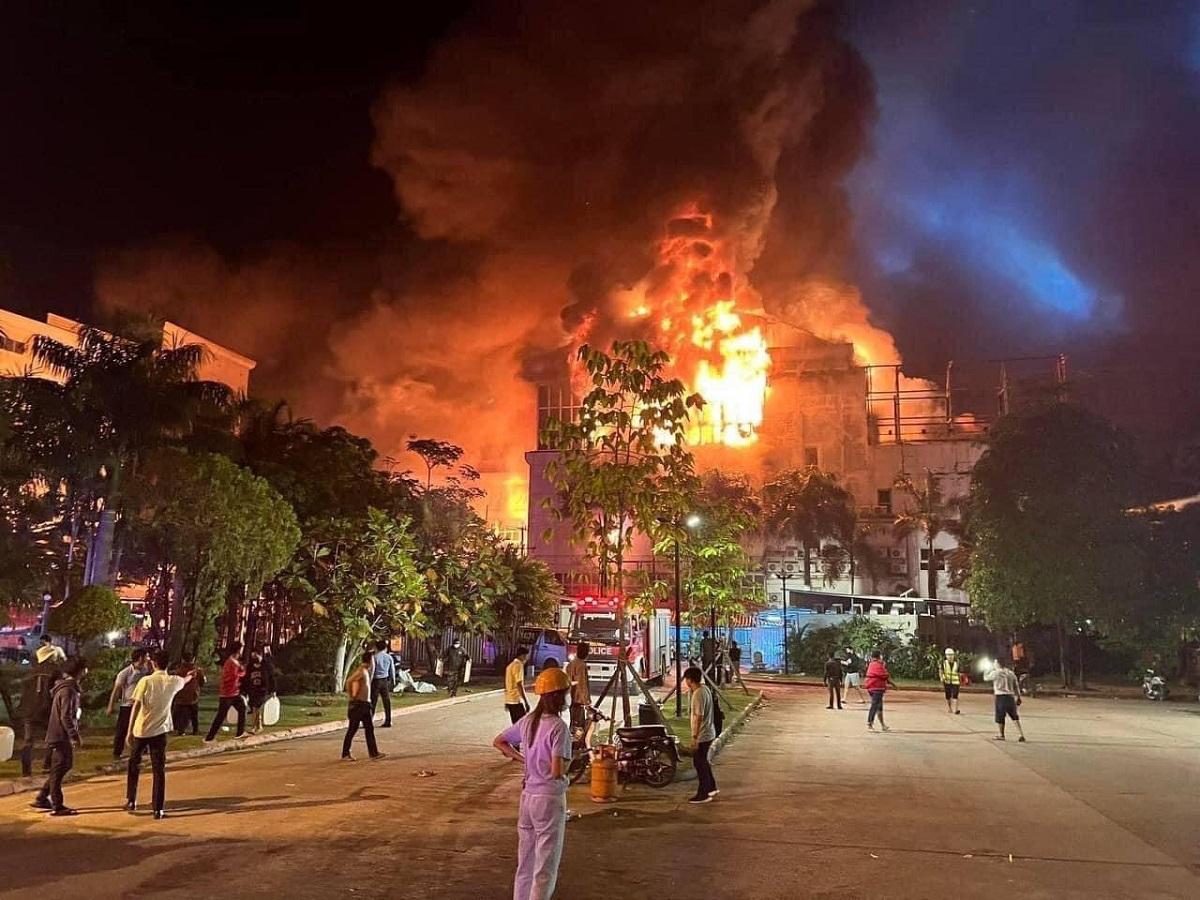 Incendiu Cambodgia