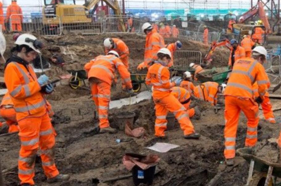 Descoperire "regală", pe un şantier din Anglia Descoperire "regală", pe un şantier din Anglia