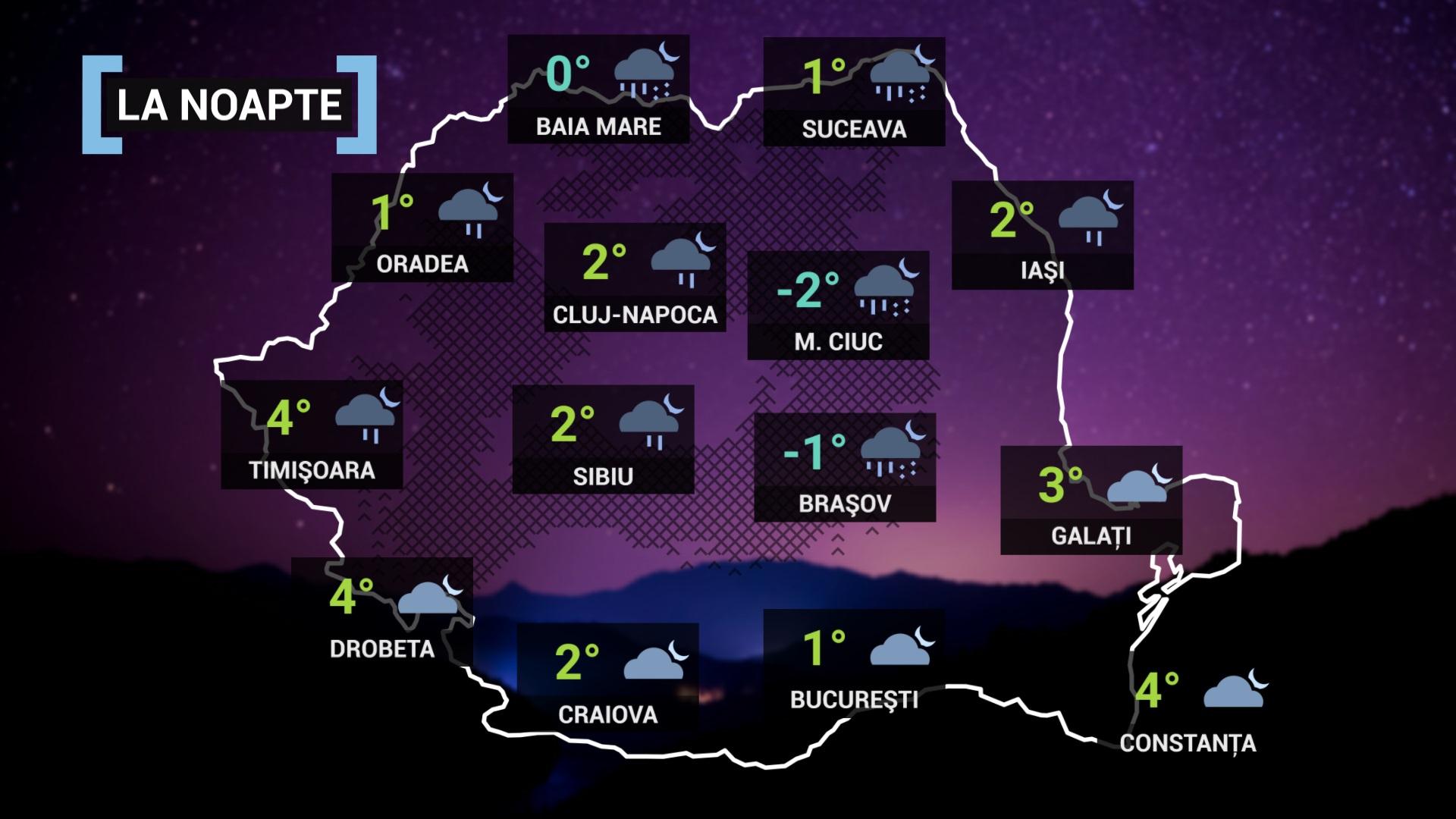 hartă meteorologică 12 februarie 2022