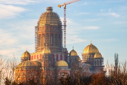 Catedrala Mântuirii Neamului Românesc, în procesul de construcţie