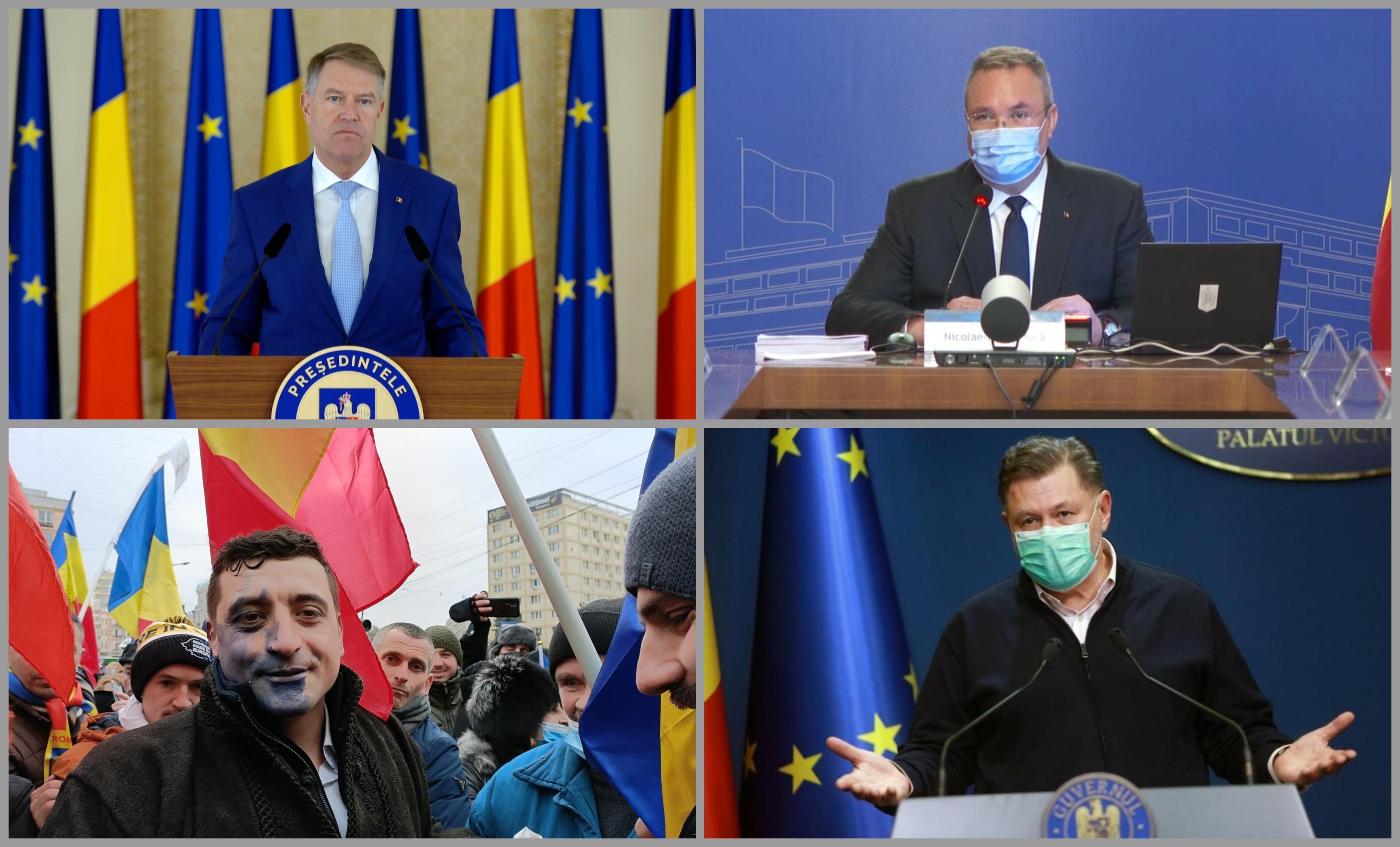Colaj cu Klaus Iohannis, George Simion, Alexandru Rafila şi Nicolae Ciucă