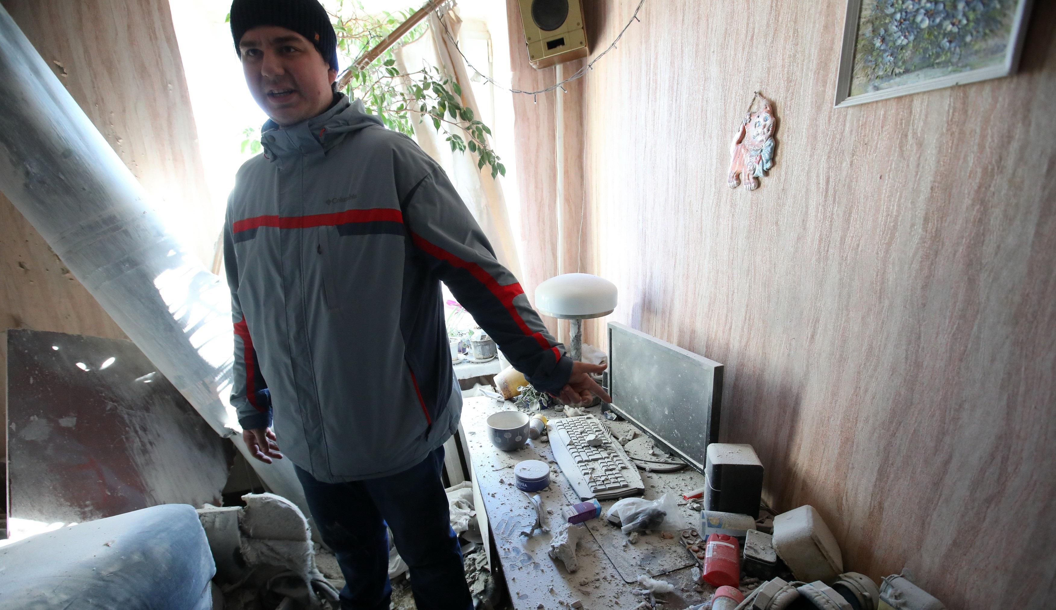 rachetă în casa unui ucrainean