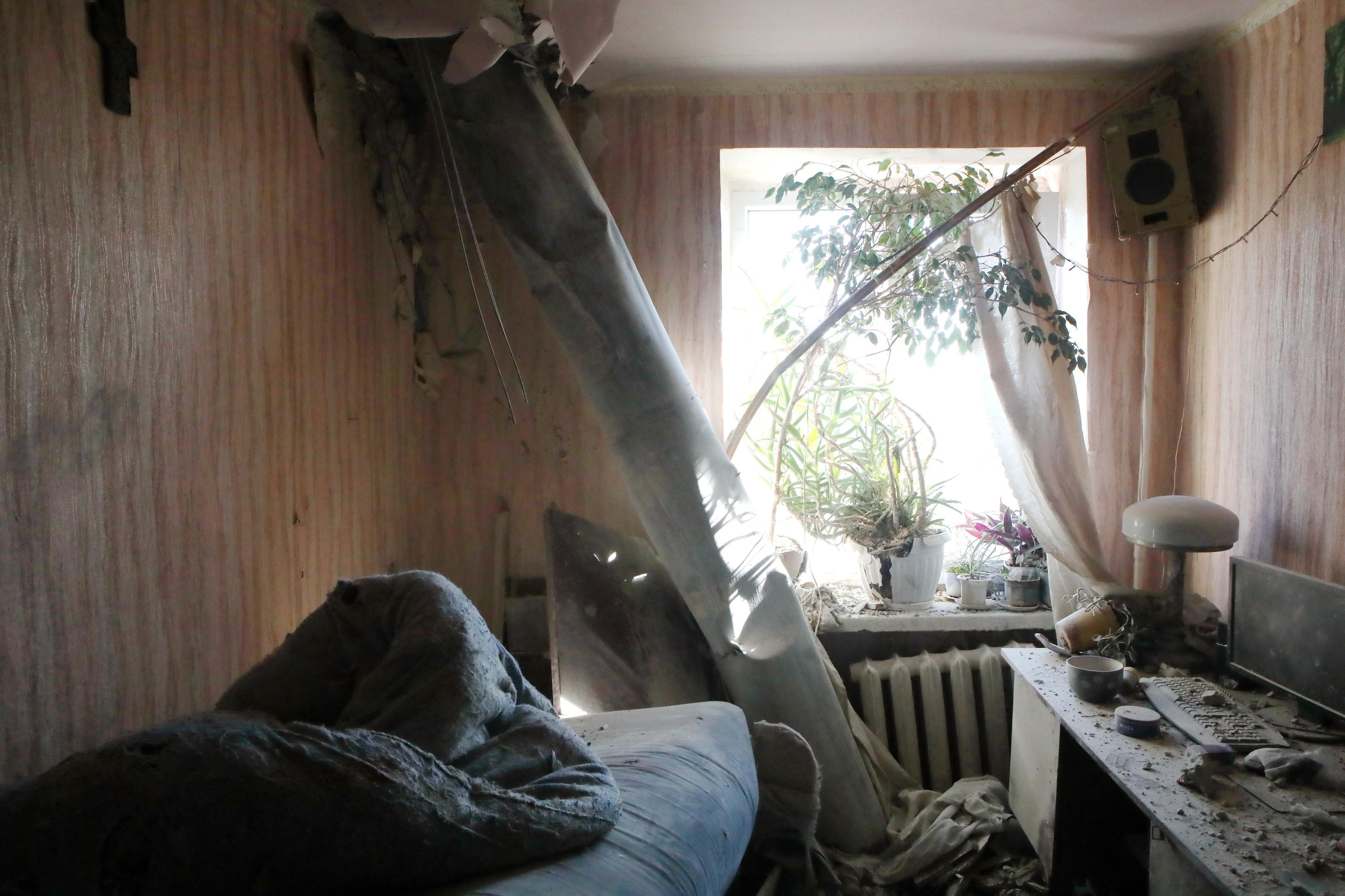 rachetă în casa unui ucrainean