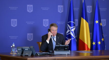 Klaus Iohannis i-a transmis preşedintelui Ucrainean că sprijină aderarea ţării sale la Uniunea Europeană