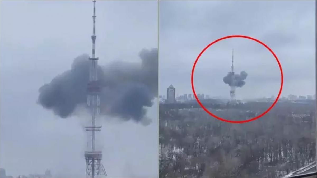 Ruşii au bombardat turnul radio/TV din Kiev. Armata rusă anunţase cu doar câteva ore înainte ce obiective din capitala Ucrainei sunt vizate de rachete - VIDEO Ruşii au bombardat turnul radio/TV din Kiev. Armata rusă anunţase cu doar câteva ore înainte ce obiective din capitala Ucrainei sunt vizate de rachete - VIDEO