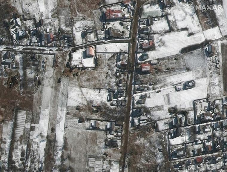 Imagini din satelit, lângă Kiev