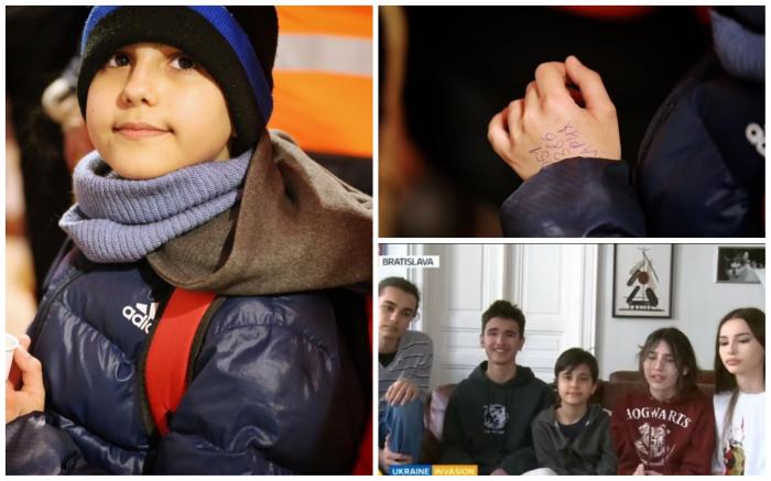 ”Pentru mama a fost cel mai greu”. Povestea băiețelului ucrainean care a trecut singur granița în Slovacia, cu un număr de telefon scris pe mână