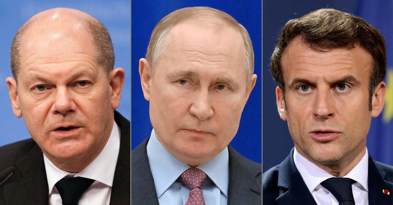Franţa şi Germania i-au cerut lui Putin să oprească invazia