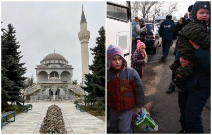 Bombardamente la Moscheea Sultanului Suleiman, din Mariupol