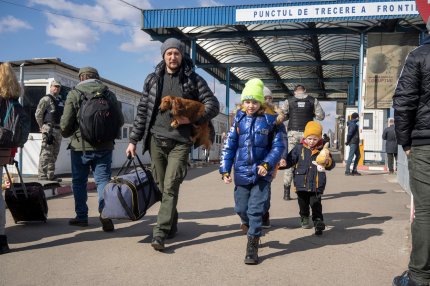 Mii de refugiaţi ucraineni au ajuns în România