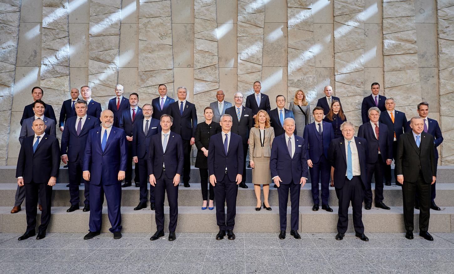 Imagini de la summitul NATO de la Bruxelles, 24 martie 2022