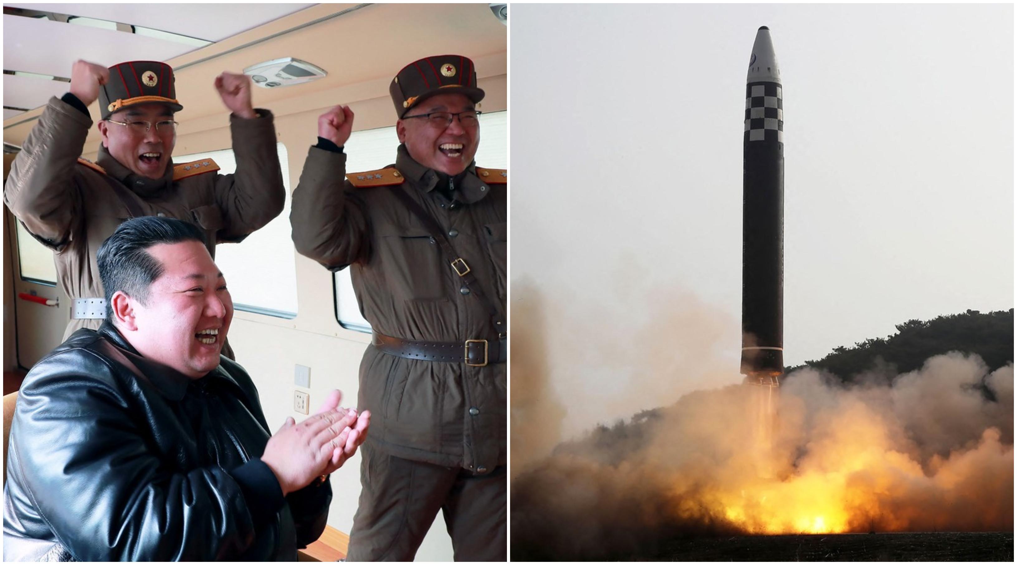 Coreea de Nord a publicat imagini de la testatarea unui nou tip de rachetă intercontinentală.