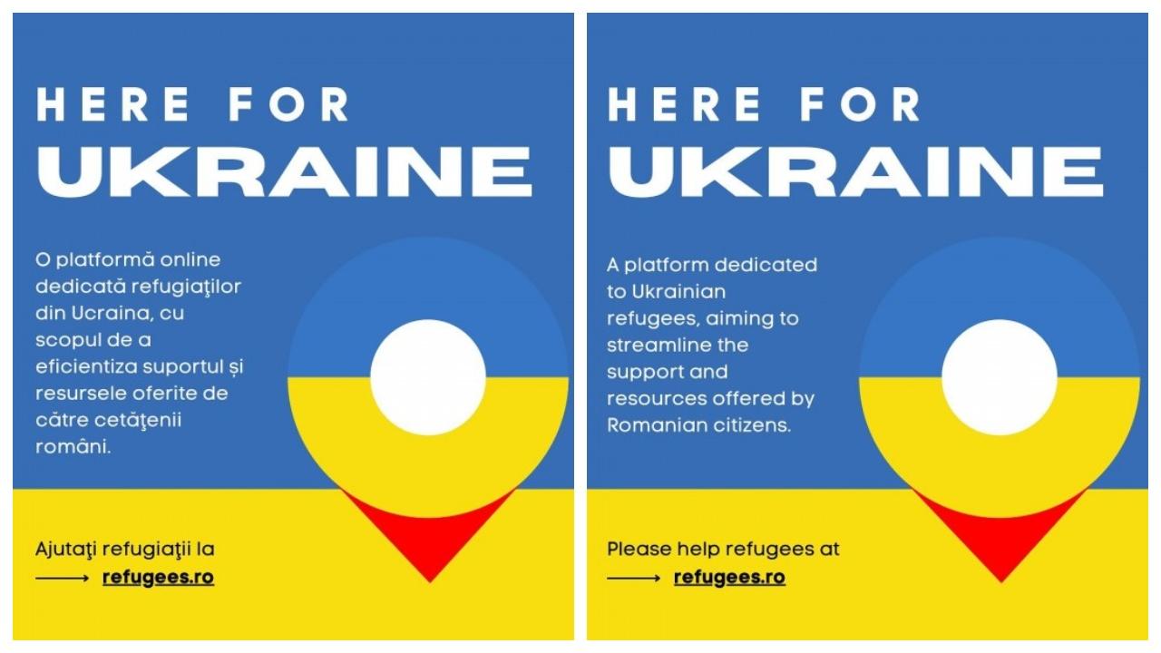 Aplicaţia vine în ajutorul refugiaţilor, dar şi a voluntarilor care vor să ajute ucraineni