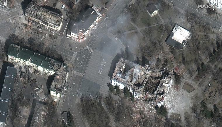 Noi imagini din satelit cu dezastrul din Mariupol