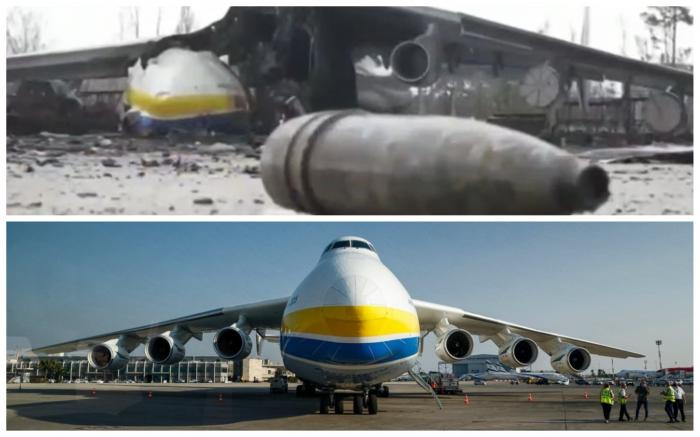Imaginile care confirmă distrugerea celui mai mare avion din lume. Antonov-225 Mriya a ars complet după atacul rușilor asupra aeroportului Hostomel