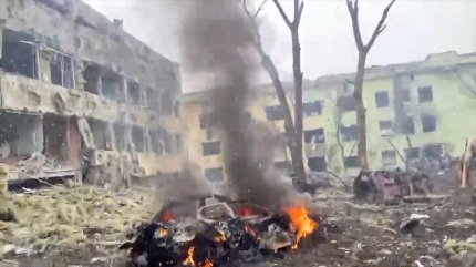 Maternitatea din Mariupol a fost bombardată fără milă