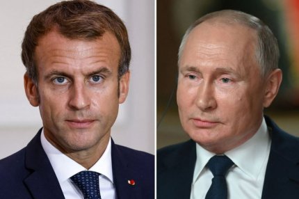 Emmanuel Macron nu-l acuză pe Putin de genocid ca Biden: Escaladarea cuvintelor nu ajută la pace