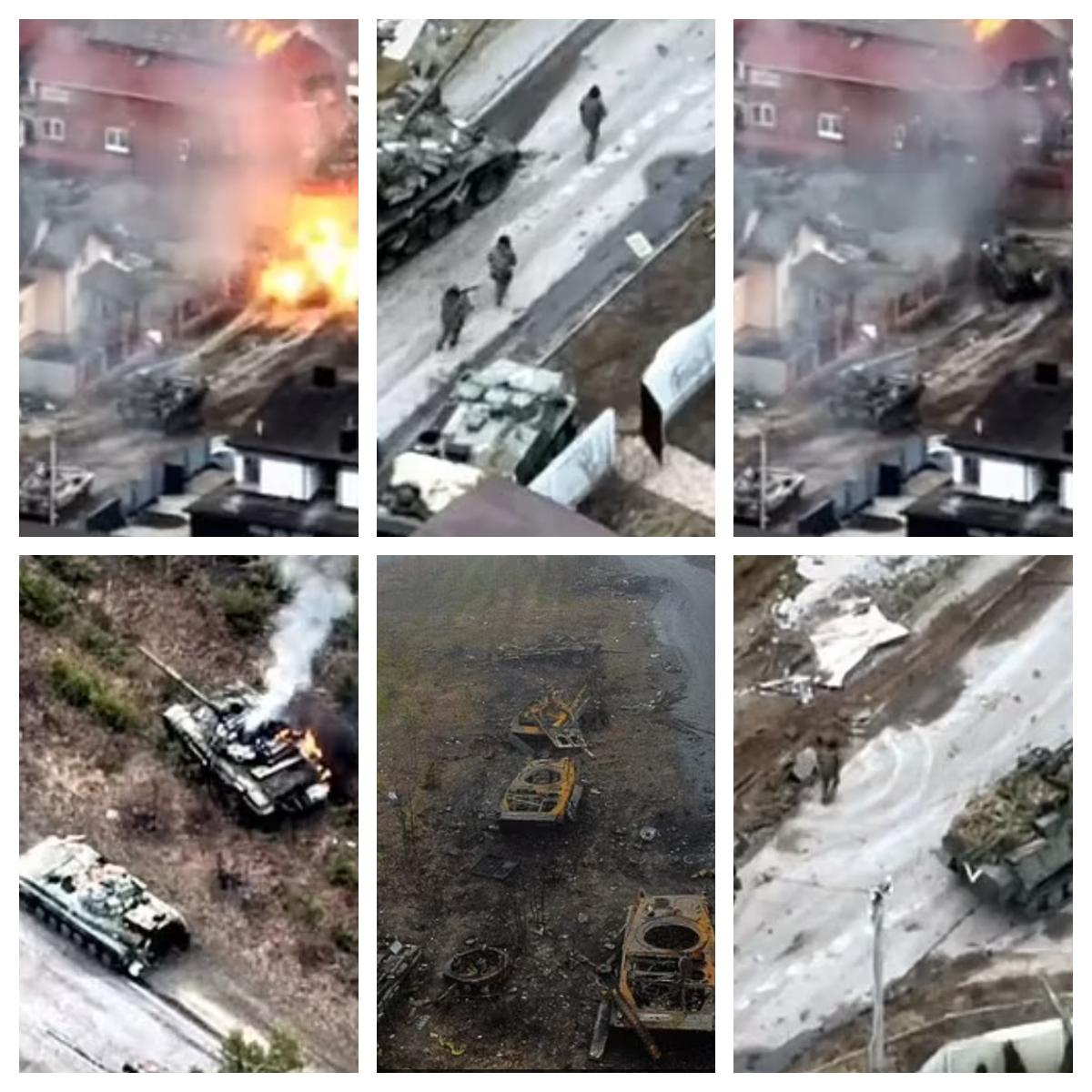 Un echipaj de tancuri ruseşti „și-a aruncat în aer proprii tovarăși”, în timpul unei ambuscade