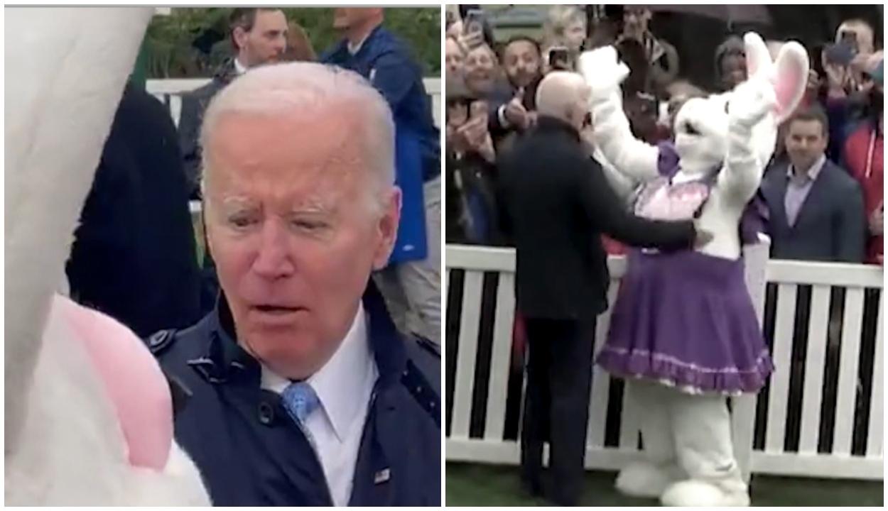 Joe Biden, salvat de iepuraşul de Paşte. Cum a fost oprit preşedintele american înainte de a face o nouă gafă