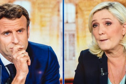 Macron vs Marine Le Pen. Cine a câștigat marea dezbatere televizată: ”Depindeţi de puterea rusă şi de domnul Putin”