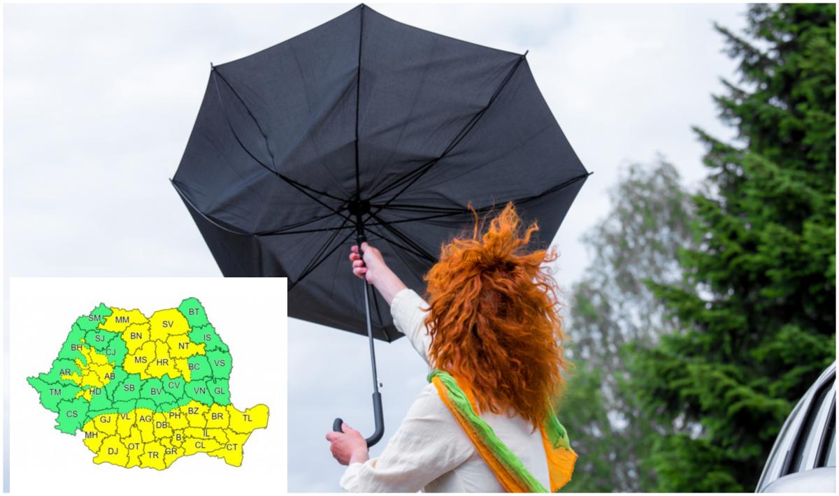 Alertă meteo: Cod galben de vânt. Alertă meteo: Cod galben de vânt.