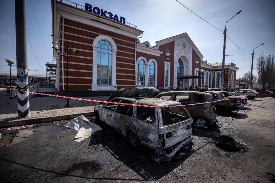 Atac asupra gării din Kramatorsk Atac asupra gării din Kramatorsk