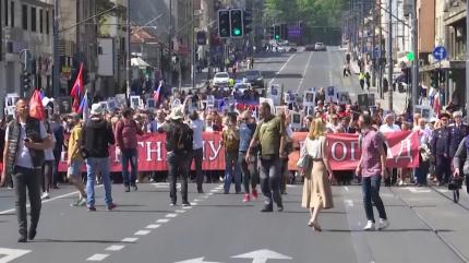 Manifestaţii anti-război în mai multe capitale europene de Ziua Europei