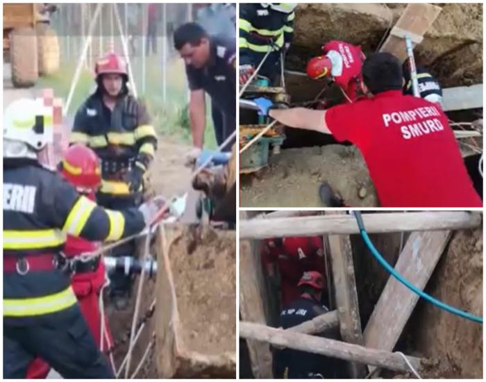 Un muncitor a murit după ce un mal de pământ a căzut peste el, în orașul Negrești-Oaș, din Satu Mare