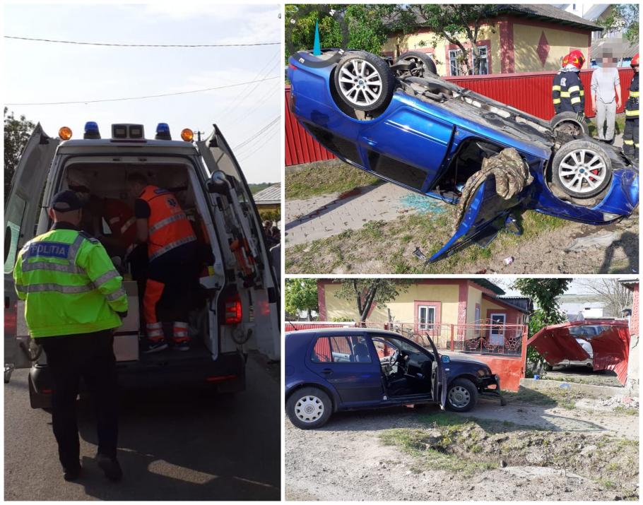 Accident grav în localitatea Câmpeni din judeţul Botoşani Accident grav în localitatea Câmpeni din judeţul Botoşani