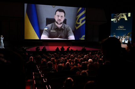 Volodimir Zelenski la Festivalul de Film de la Cannes