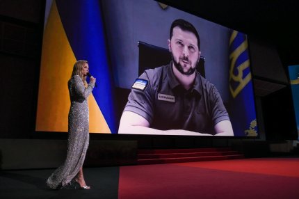 Volodimir Zelenski a vorbit în prima zi a Festivalului de la Cannes.