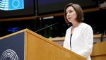 Maia Sandu, discurs în plenul Parlamentului European: "Locul nostru este în Uniunea Europeană"