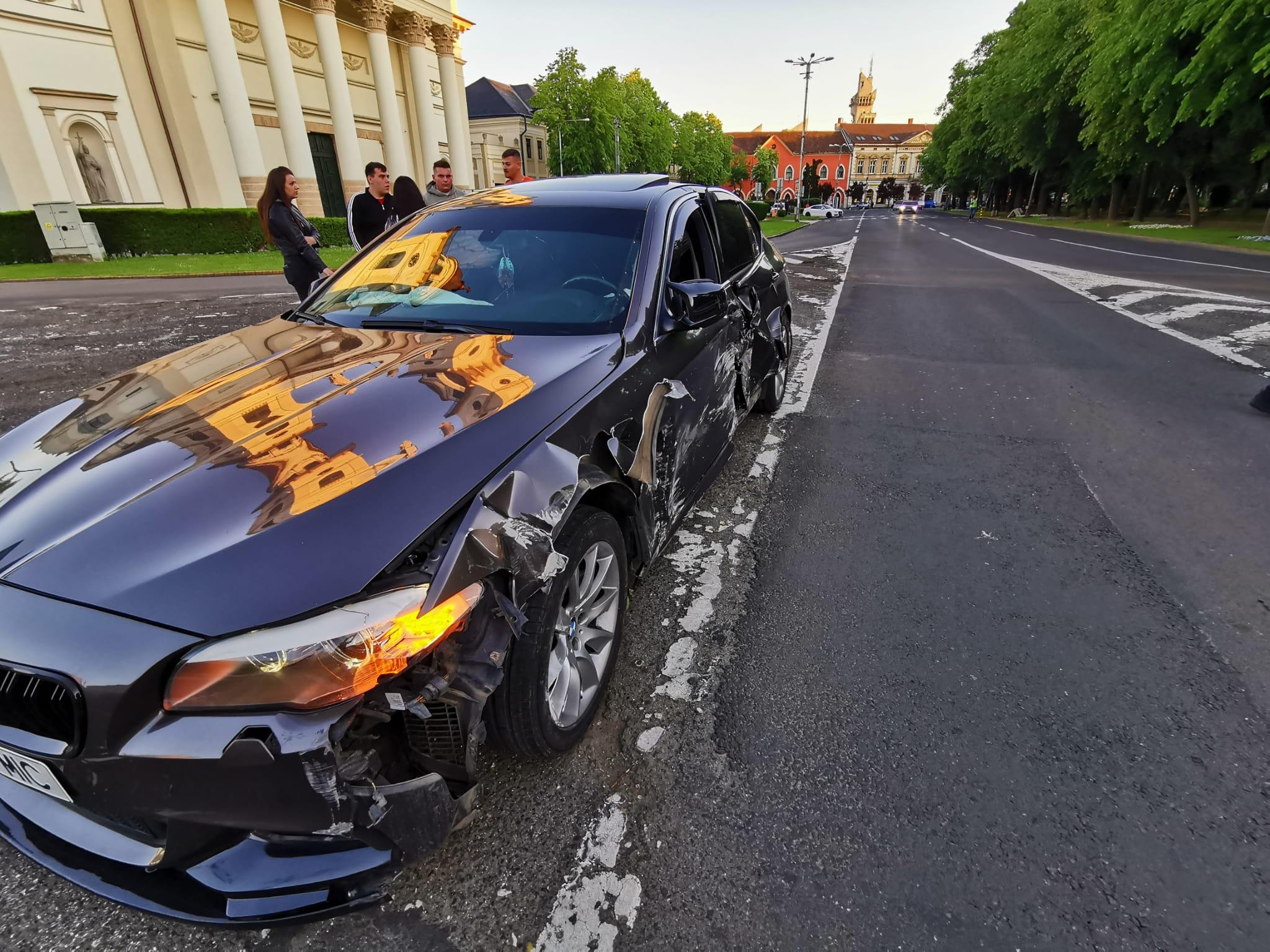 accident BMW Satu Mare