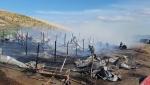 Incendiu la o stână din Botoșani. Sute de oi au ars de vii