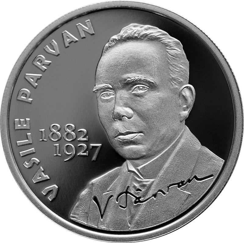 Moneda lansată de BNR la 140 de ani de la nașterea lui Vasile Pârvan Moneda lansată de BNR la 140 de ani de la nașterea lui Vasile Pârvan