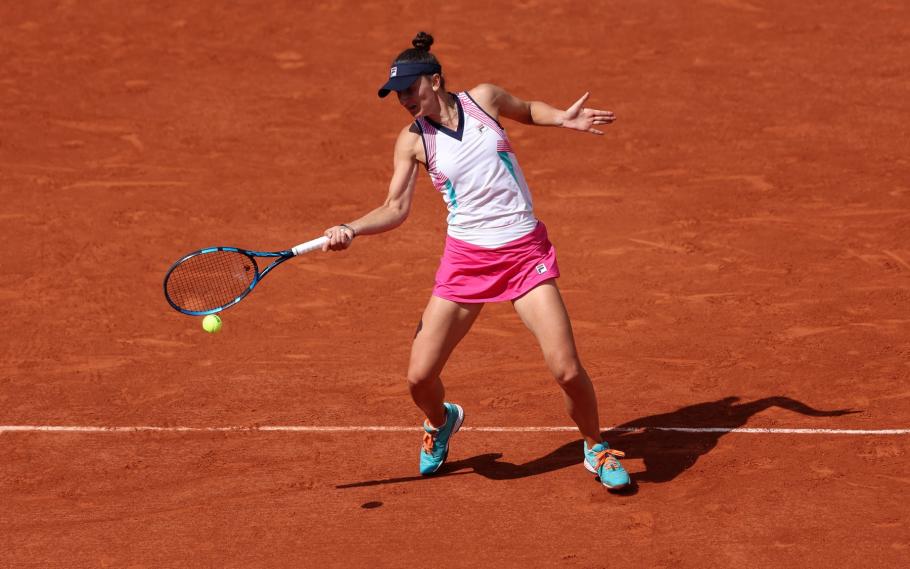 Irina Begu Irina Begu la Roland Garros, mai 2022