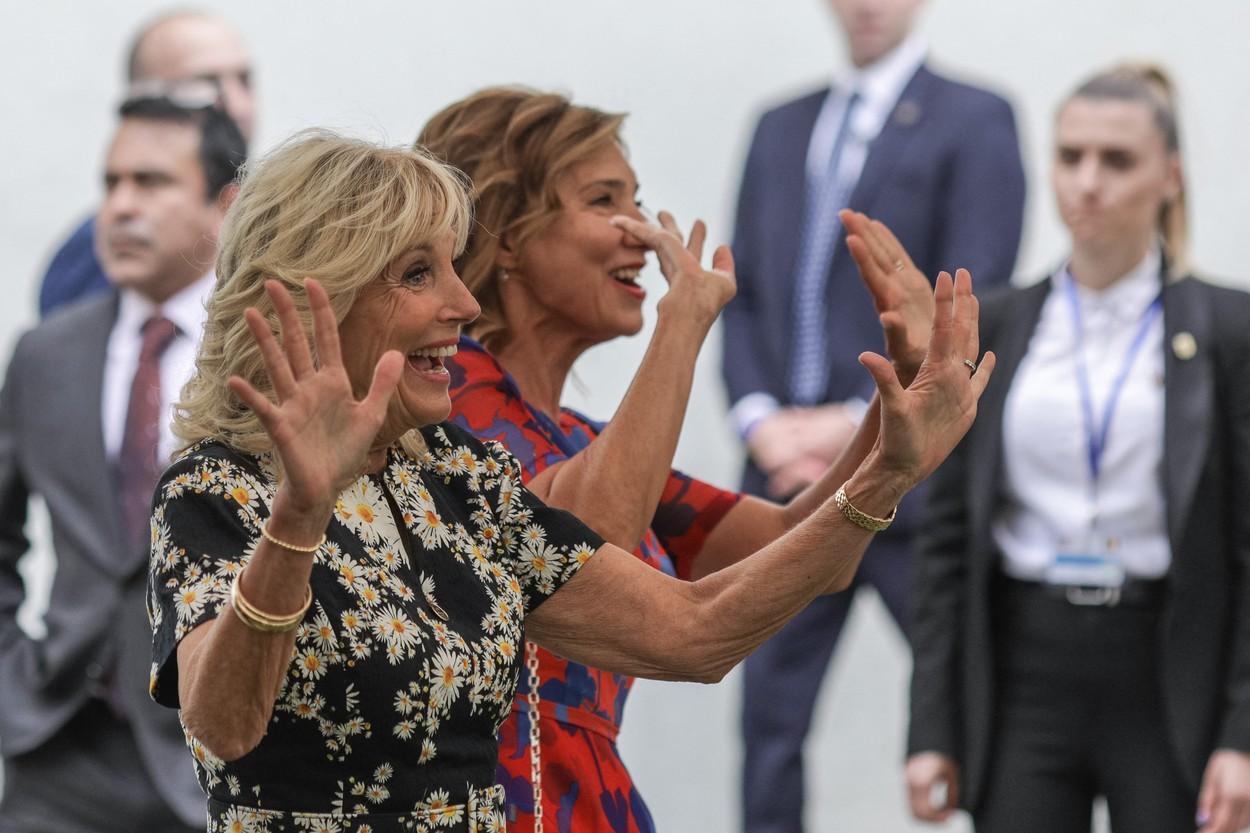 Jill Biden şi Carmen Iohannis